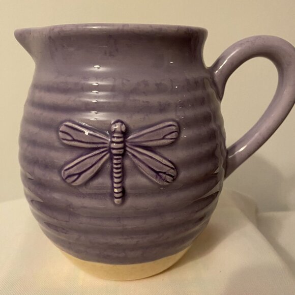 Lavender Teleflora Gift Dragonfly Vase, Flower Vase, Boho Home Decor - Picture 6 of 13